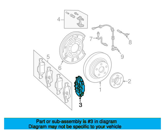 BREMSSATTEL A0024202683