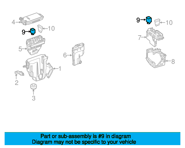 Accessory Power Relay A0025428819