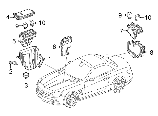 Accessory Power Relay A0025428819