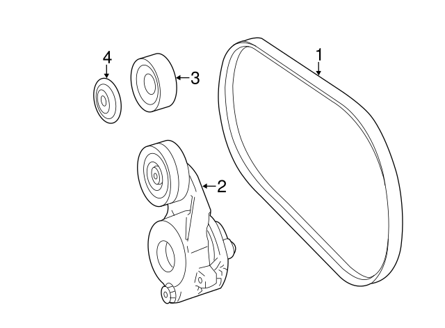 Serpentine Belt A0029935096