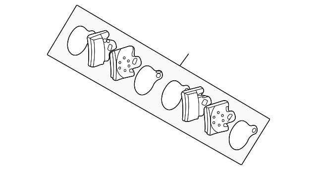 Brake Pads A003420512067