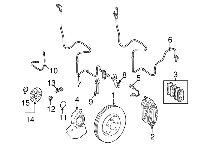 BREMSSATTEL A0034205283