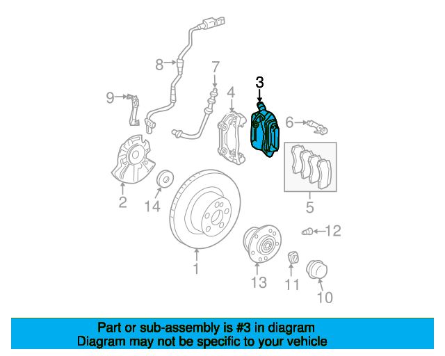 BREMSSATTEL A0034205783