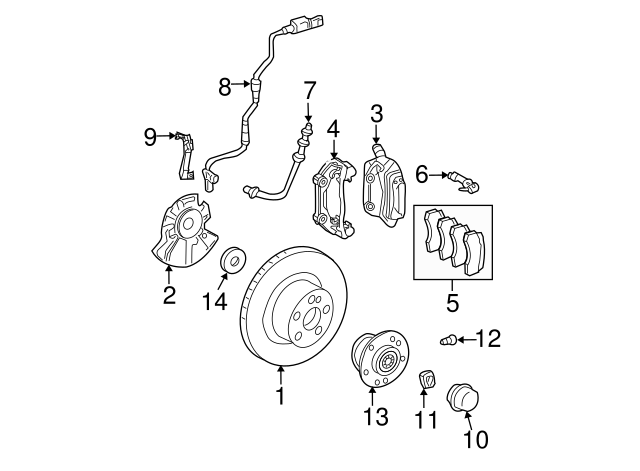 BREMSSATTEL A0034205783