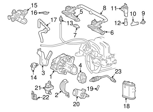 Turbocharger Boost Sensor A0041533128