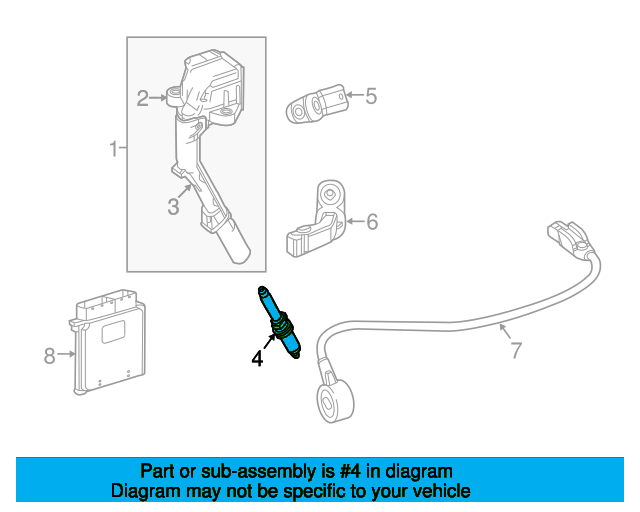 Spark Plug A0041596503