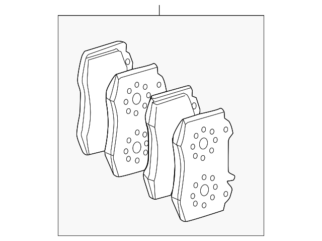 Disc Brake Pad Set A0044201420