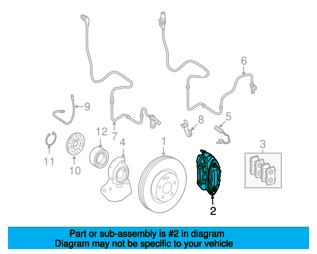 Disc Brake Caliper A0044205183