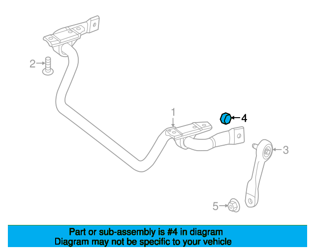 Stabilizer Link Nut A0059904850