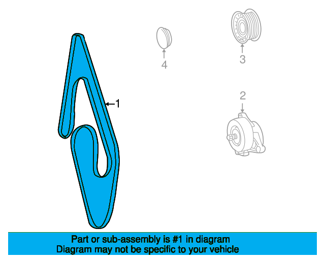 Serpentine Belt A0119979792