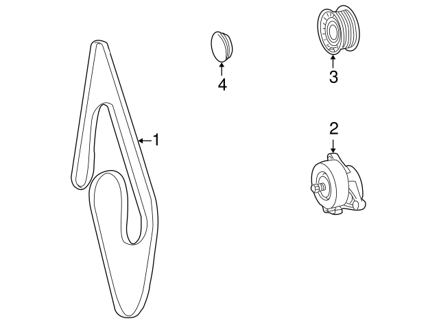 Serpentine Belt A0119979792