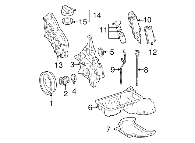 Timing Cover Rear Seal A0239978447