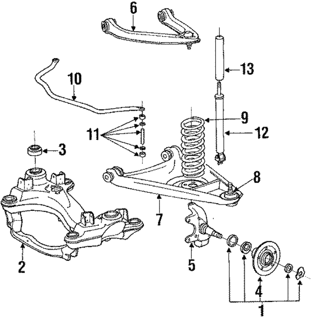 Wheel Bearing A1153300051