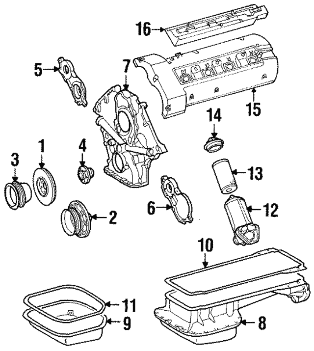 Engine Oil Filter Housing A1191801610