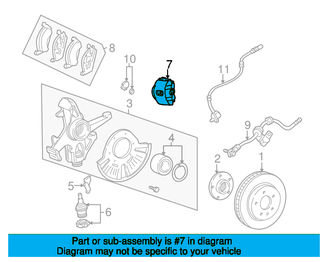 BREMSSATTEL A1634212398