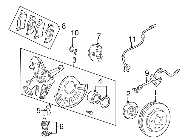 BREMSSATTEL A1634212398