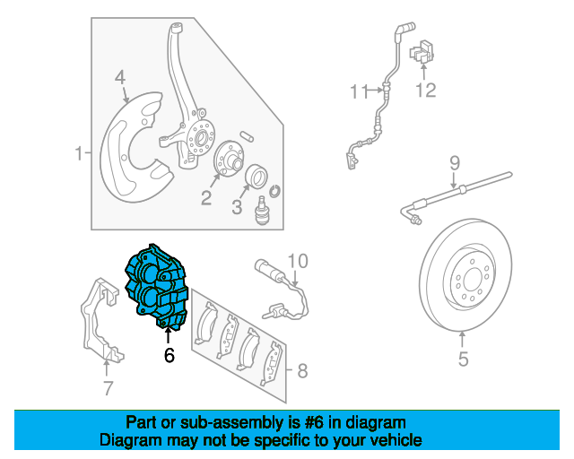 BREMSSATTEL A1644202683