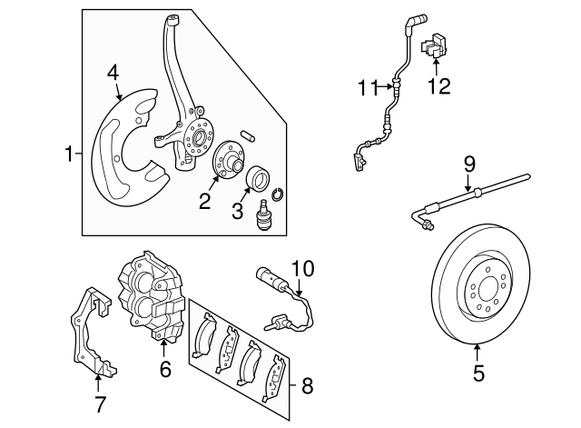 BREMSSATTEL A1644202683