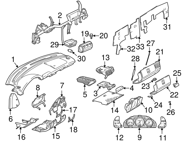 Glove Box Door A17068006983446