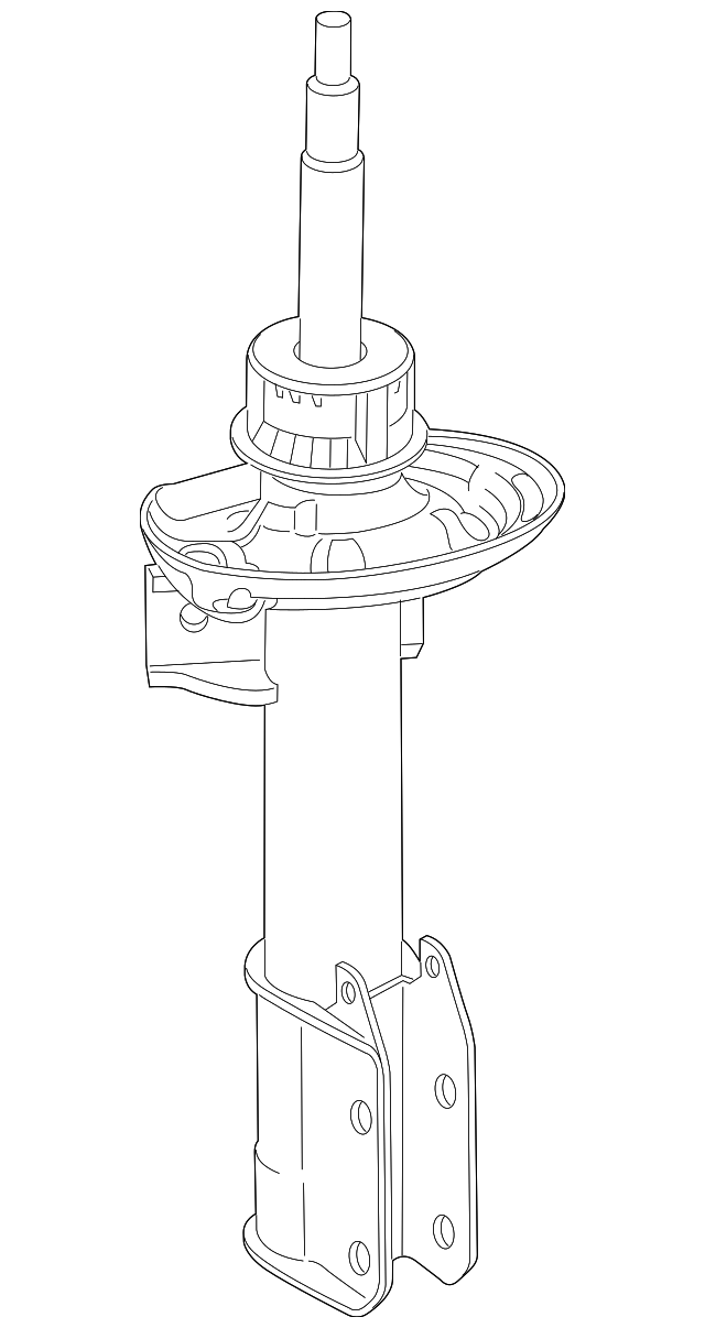 Suspension Strut A2043230500