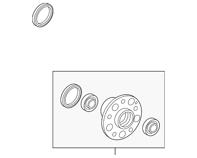 Hub & Bearing A2043300625