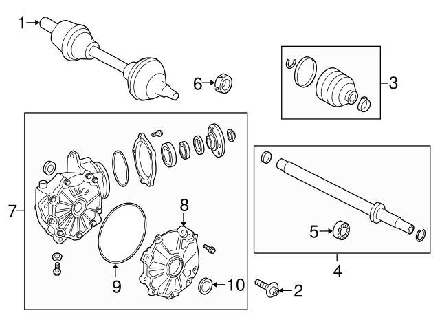 Axle Assembly A2043301600