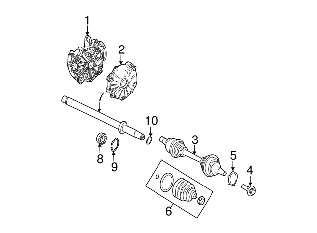 Axle Assembly A2043302401