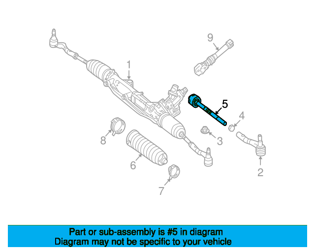 Inner Tie Rod A2043380415