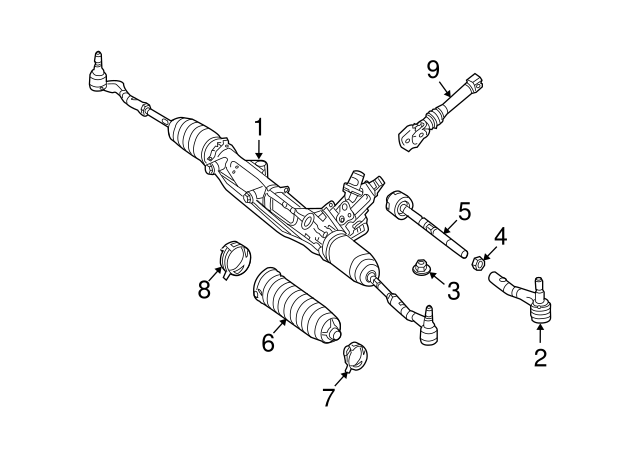 Inner Tie Rod A2043380415