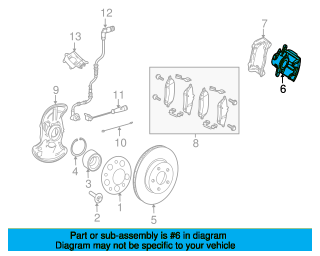 BREMSSATTEL A2044212781