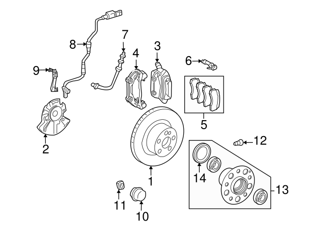 Caliper A2044213281