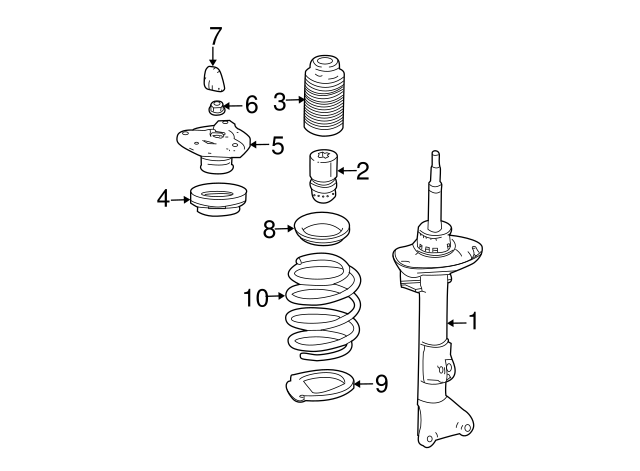 Strut Bearing A2049810025