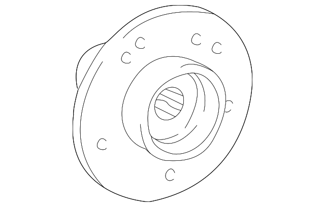 Wheel Bearing And Hub Assembly A2103300325