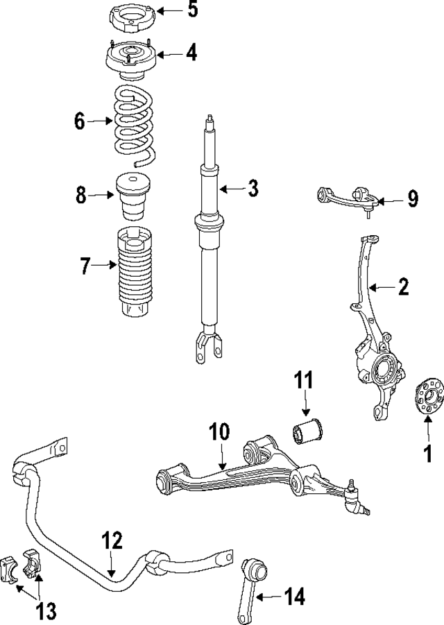 Lower Control Arm Bushing A2103336814