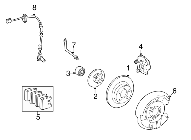 BREMSSCHEIBE A210423051264