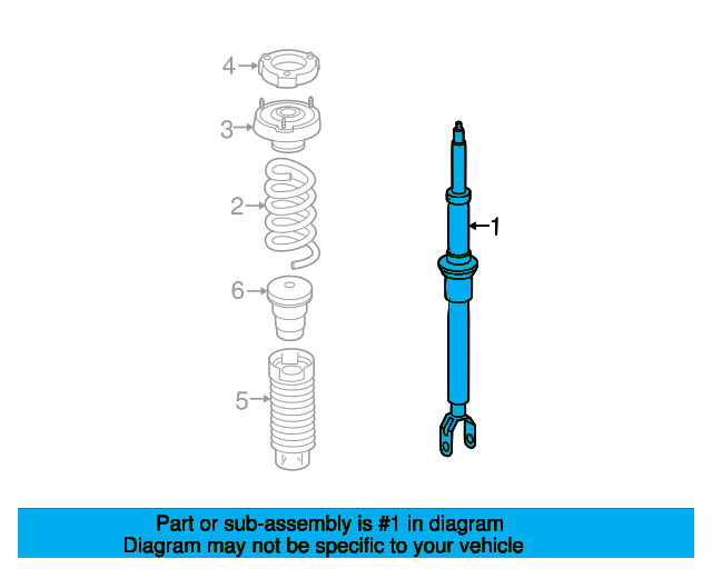 Shock Absorber A2113239400