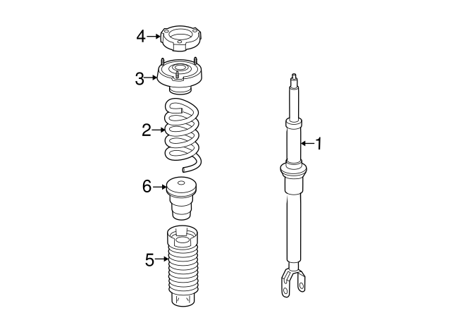 Shock Absorber A2113239400