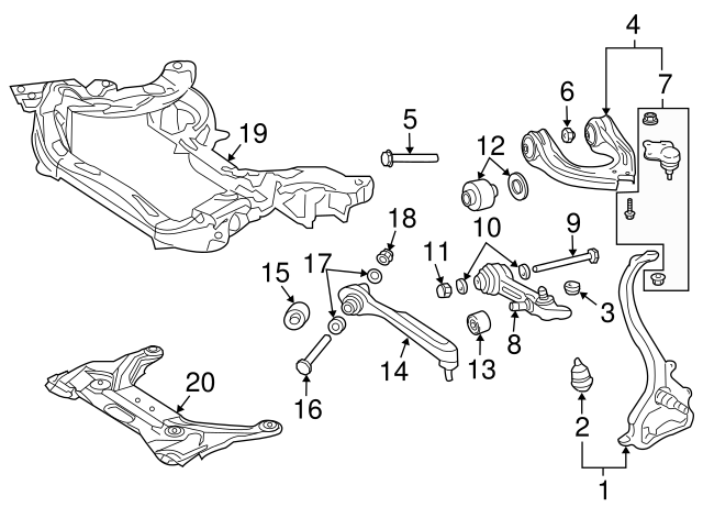 Lateral Arm Bushing A2113332914