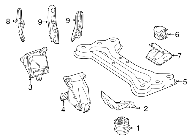 Trans Mount A2122400818