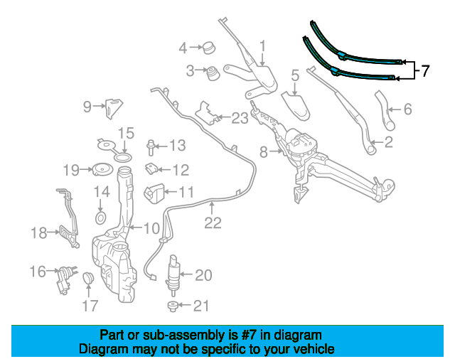 Wiper Blade A2128201745