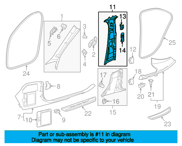 VERKLEIDUNG A21369035258U13