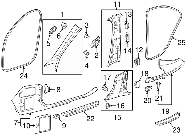 VERKLEIDUNG A21369035258U13