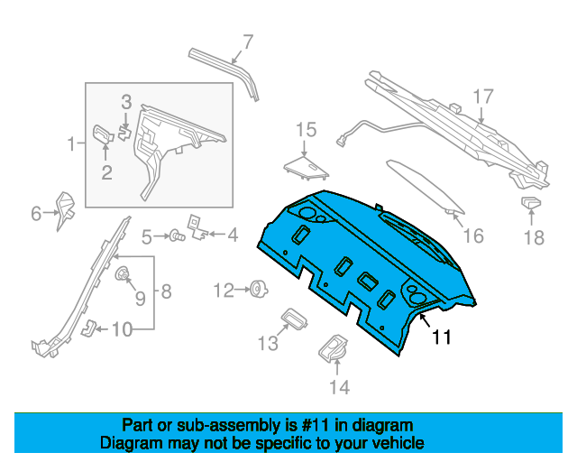 Pkg Tray Trim A21369058048U44