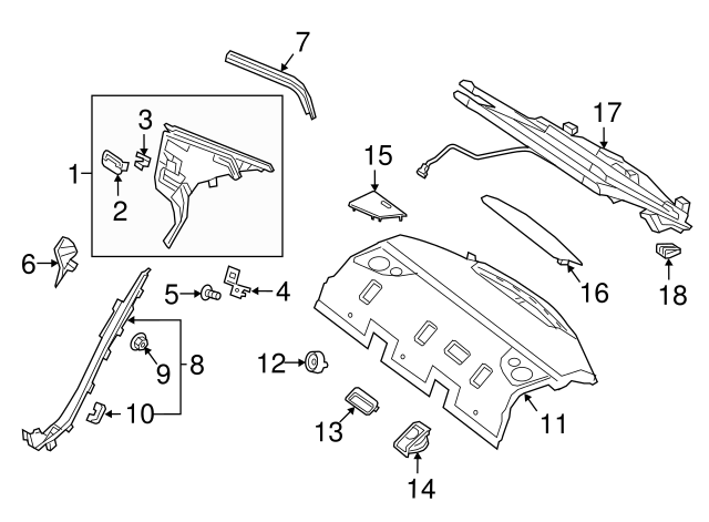 Pkg Tray Trim A21369058048U44