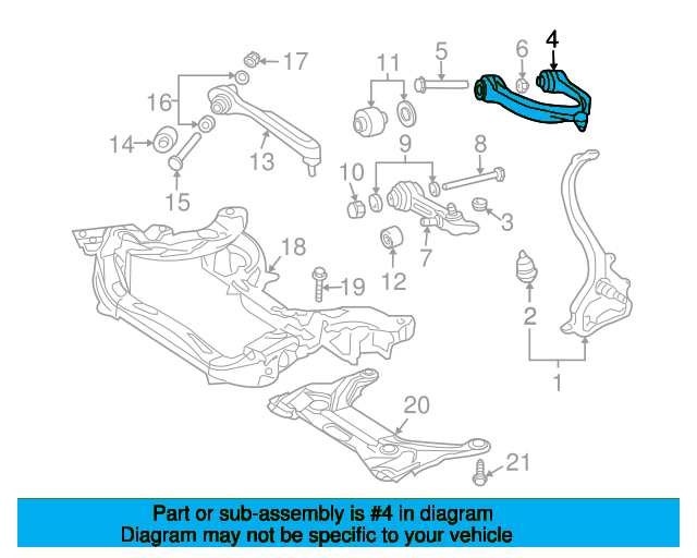 Upper Control Arm A2193300207