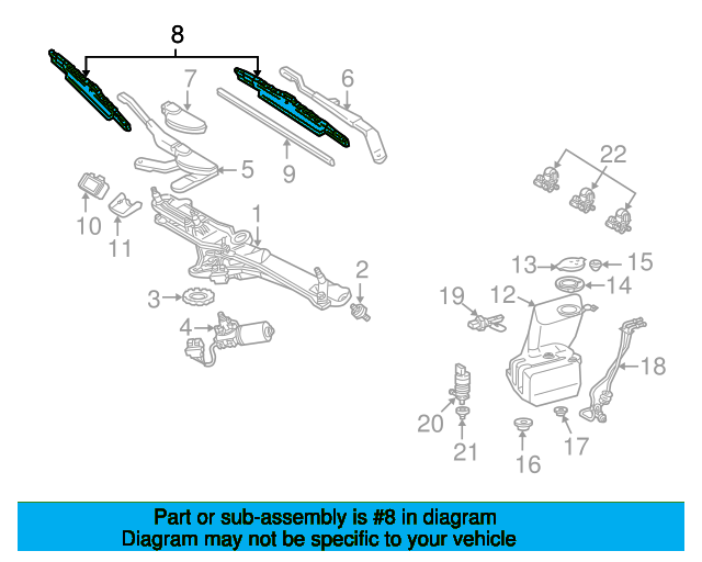 Wiper Blade A2208200845