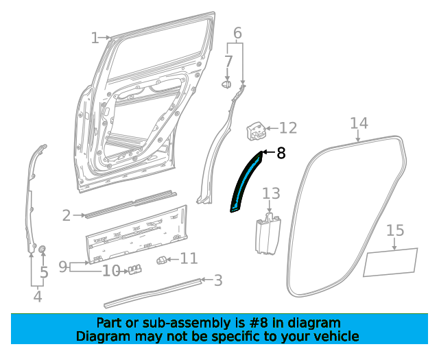 Wheel Opening Molding A2477309400