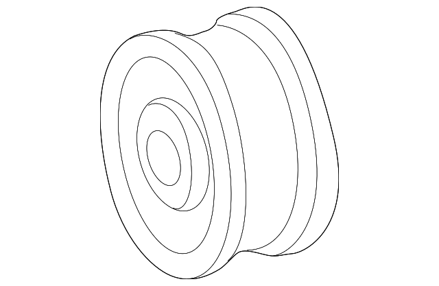 Accessory Drive Belt Tensioner Pulley A6012000970