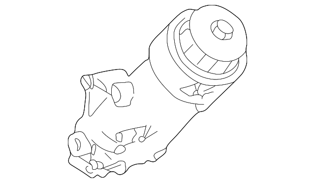 Engine Oil Filter Housing A6061800910