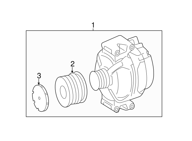 Alternator Pulley A6261500060